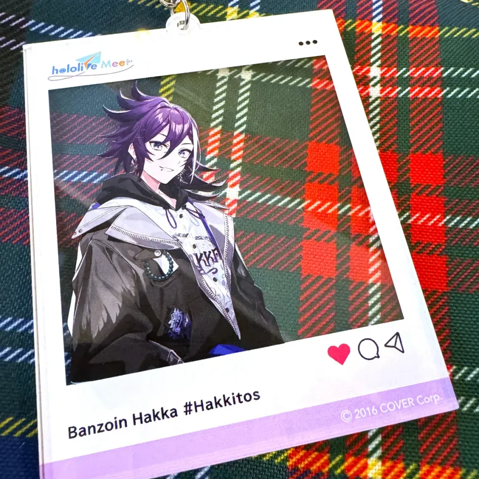 hololive Meet 2024 Social Media Style Acrylic Keychain - Banzoin Hakka