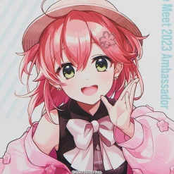 hololive Meet B2 Slim Tapestry - Sakura Miko