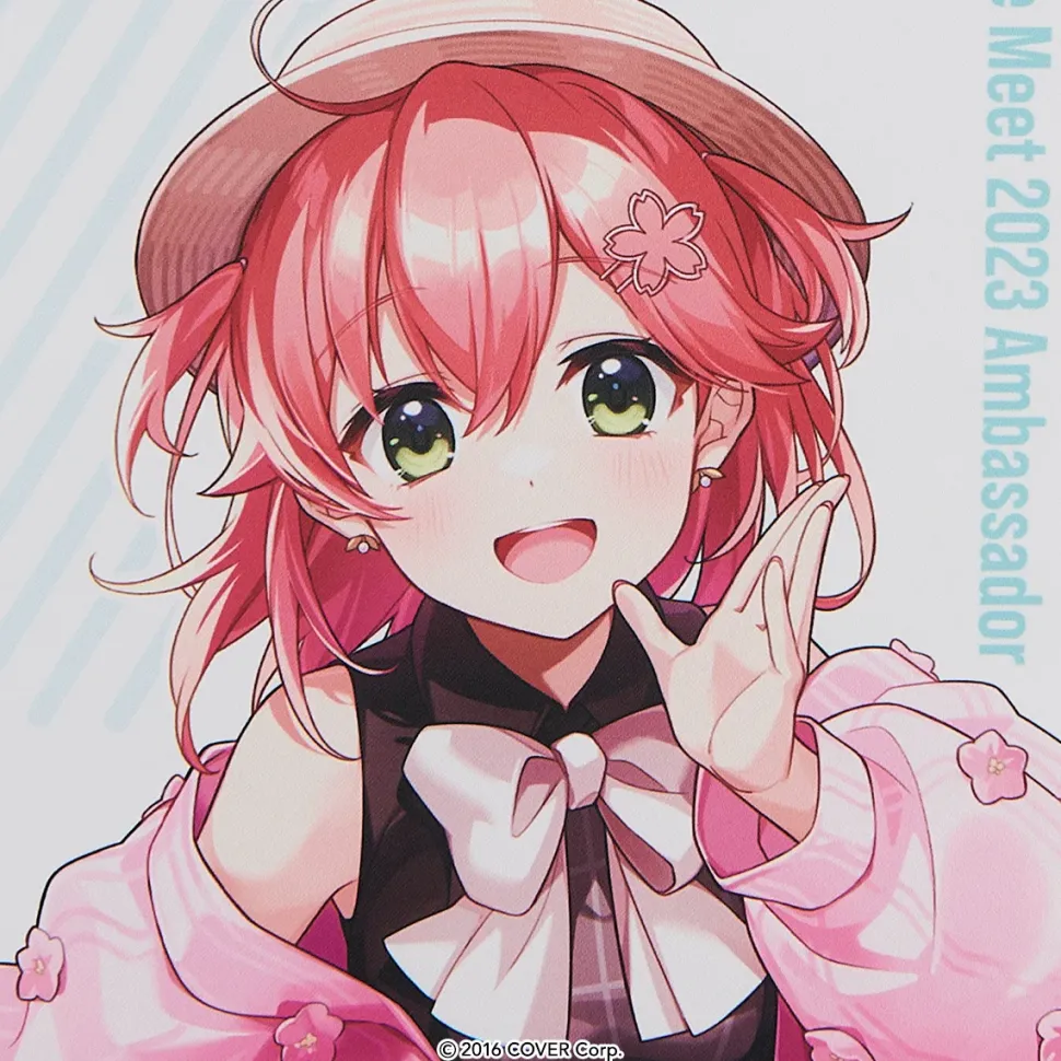 hololive Meet B2 Slim Tapestry - Sakura Miko