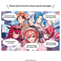 hololive Meet Postcard with Handwritten Message