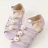 Honey Salon Big Pearl Sandals (Lavender)