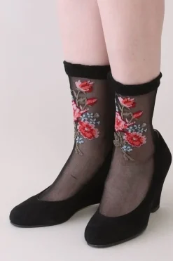 Honey Salon Bouquet Socks