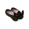 Honey Salon Bunny Ballet Flats (Black)