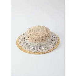 Honey Salon Dot Tulle Boater