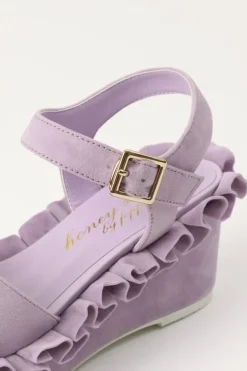 Honey Salon Frilly Sandals (Lavender)