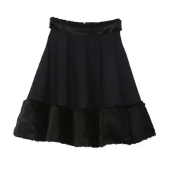 Honey Salon Fur Combi Skirt