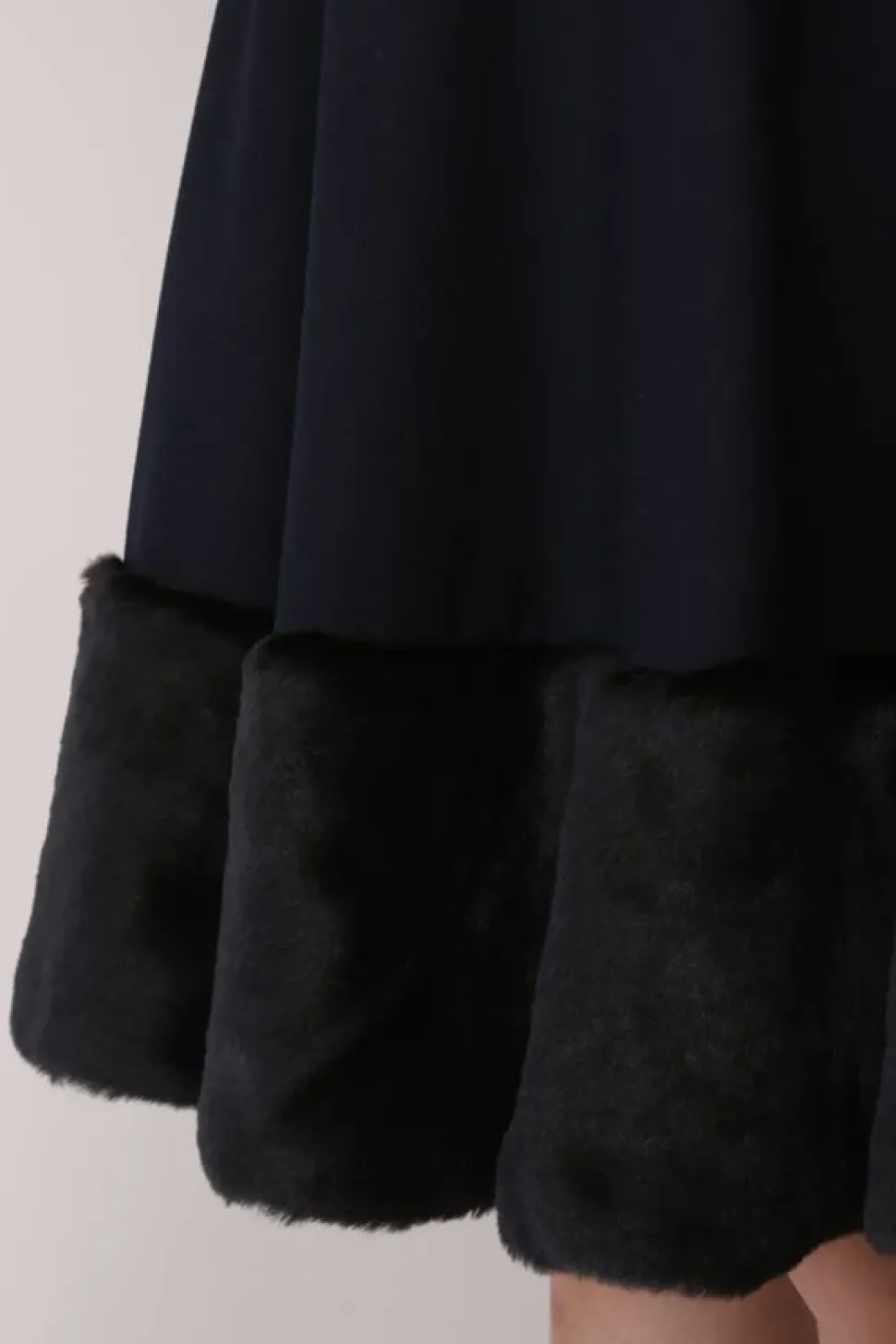 Honey Salon Fur Combi Skirt