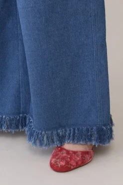 Honey Salon Fur Pocket Wide Pants