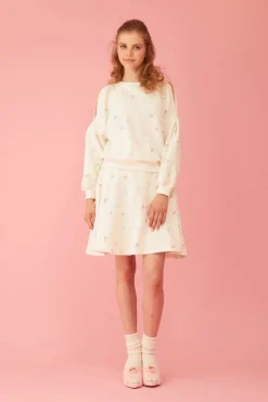 Honey Salon Heart Print Skirt