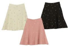 Honey Salon Heart Print Skirt