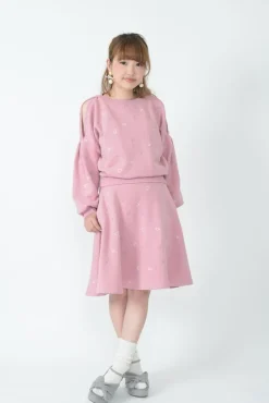 Honey Salon Heart Print Skirt