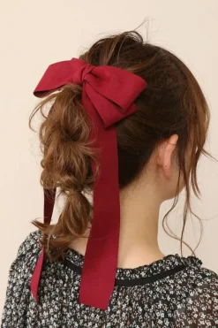 Honey Salon Long Ribbon Barrette