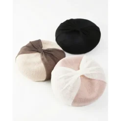 Honey Salon Tulle Ribbon Beret
