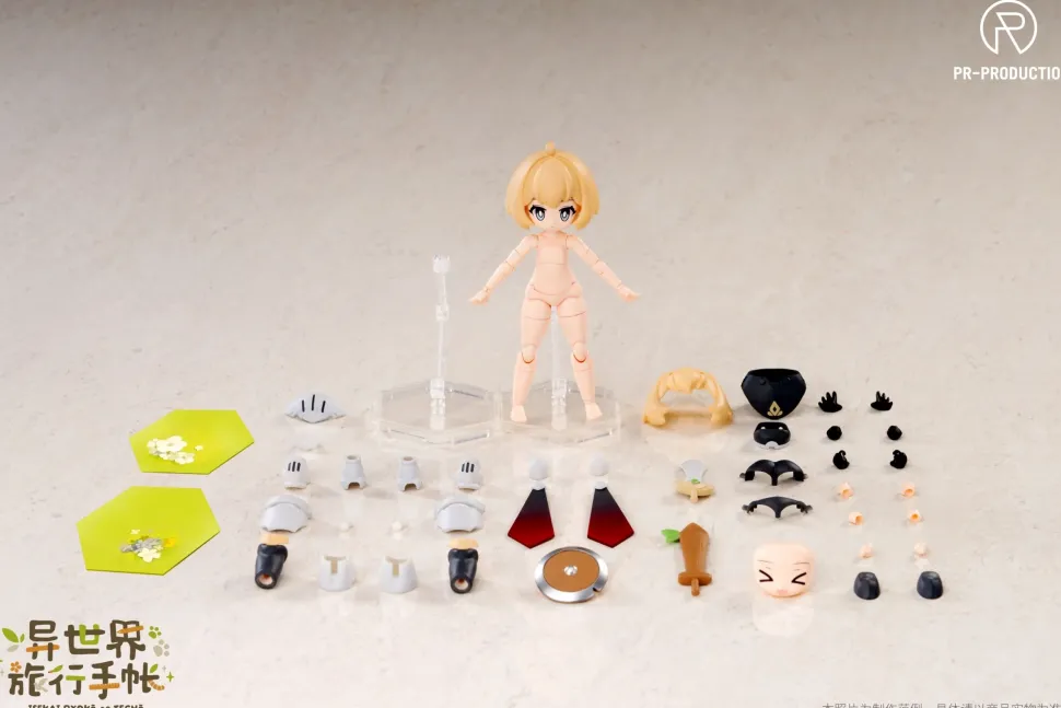 Isekai Ryoko no Techo Series 01 Rookie Warrior Renee Brown Plastic Model Kit