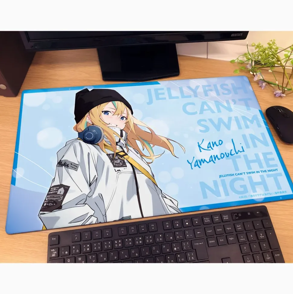 Jellyfish Can't Swim in the Night Rubber Mat Kano Yamanouchi
