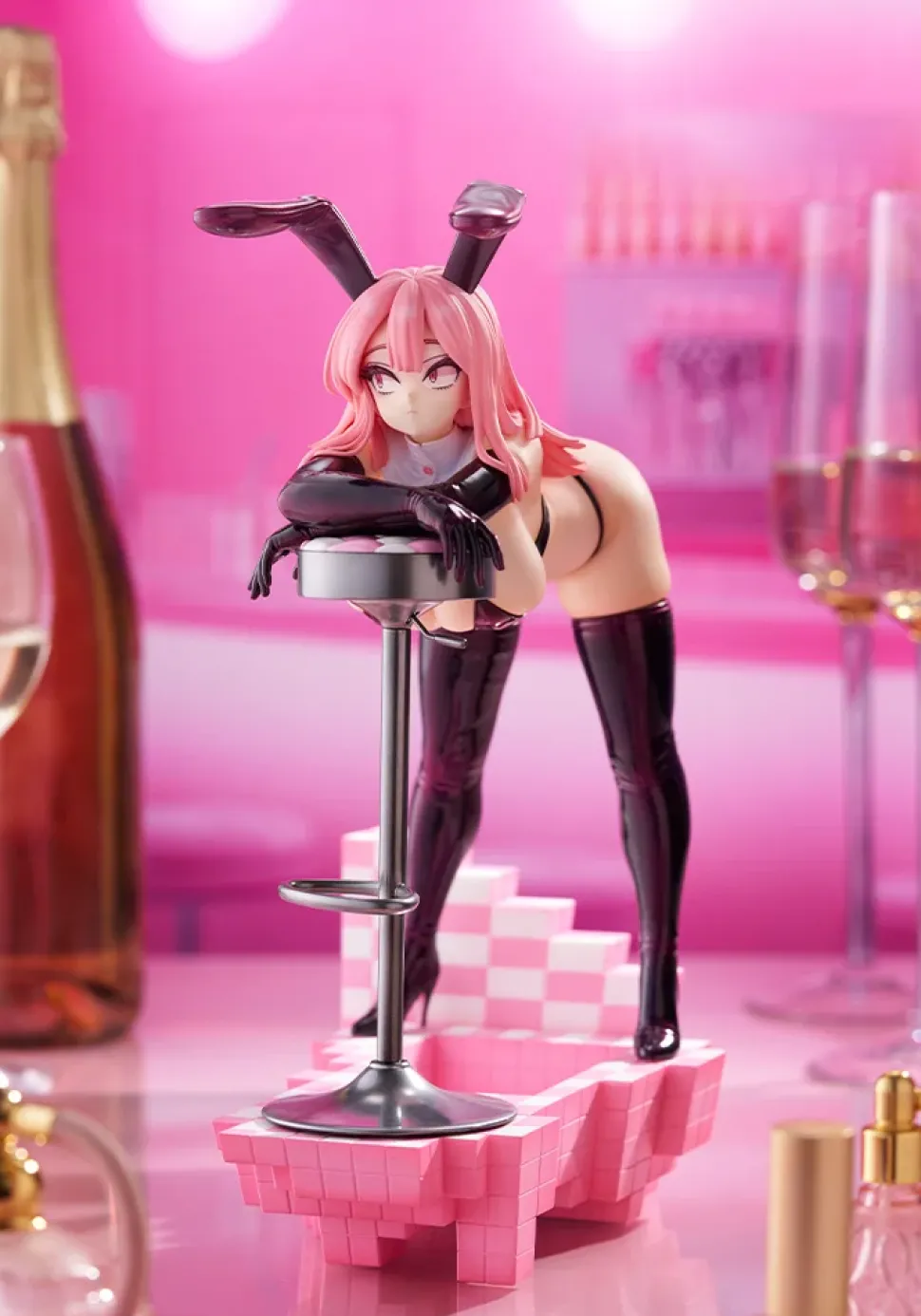 Kafun Illustration Trick Bunnies Standing Bunny 1/7 Scale Figure