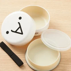 Kaomoji-kun Two-Tier Bento Boxes