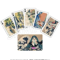 Katsushika Hokusai x Hatsune Miku Playing Cards
