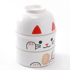 Kokeshi Maneki-Neko Big Bento Boxes
