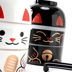 Kokeshi Maneki-Neko Big Bento Boxes