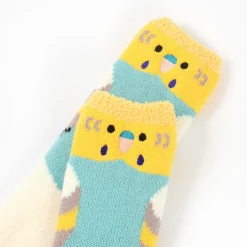 KOTORITACHI Marshmallow Budgie Socks