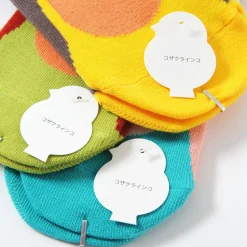 KOTORITACHI Peach-faced Lovebird Printed Socks