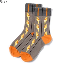 KOTORITACHI Short Crew Stripes & Cockatiel Socks