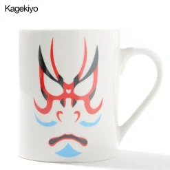 Kumadori Kabuki Face Mugs