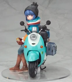 Laid-Back Camp Rin Shima w/ Scooter 1/10 Scale Figure (Re-run)