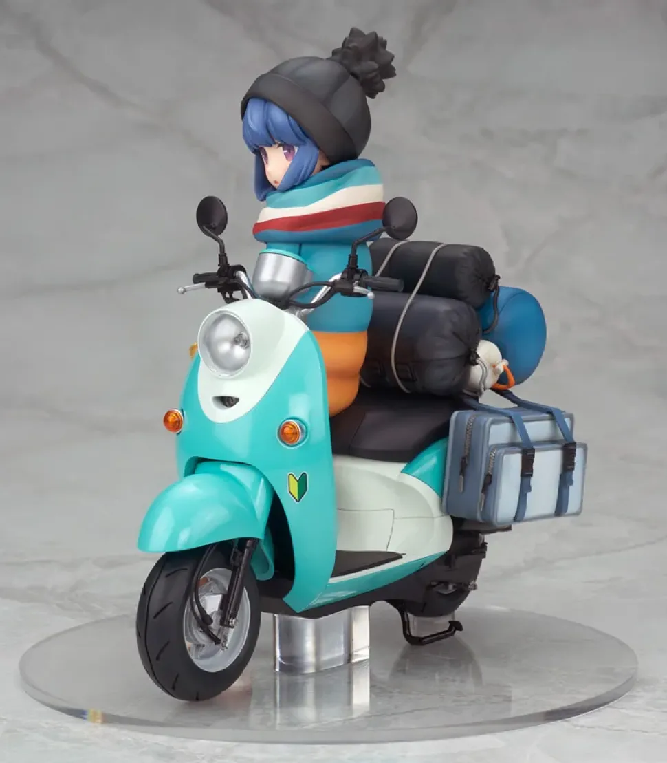 Laid-Back Camp Rin Shima w/ Scooter 1/10 Scale Figure (Re-run)