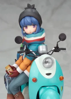 Laid-Back Camp Rin Shima w/ Scooter 1/10 Scale Figure (Re-run)