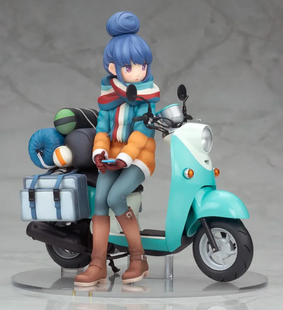 Laid-Back Camp Rin Shima w/ Scooter 1/10 Scale Figure (Re-run)
