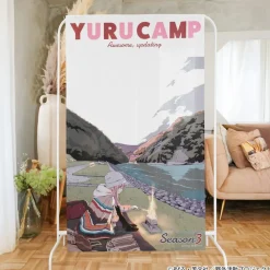 Laid-Back Camp Season 3 Multi Tapestry Noren Nadeshiko