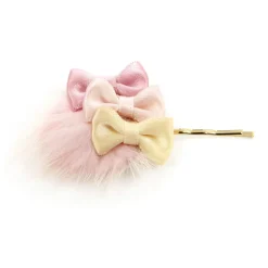 Le cocone Fur Ribbon Hair Pin