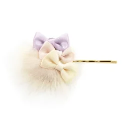 Le cocone Fur Ribbon Hair Pin
