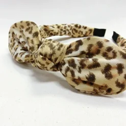 Le cocone Leopard Print Ribbon Katyusha