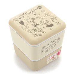 le sucre Lacquerware 2-Tier Square Lunch Box