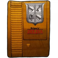 Legend of Zelda Gold Cartridge Throw Blanket