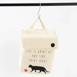 Life With Cat Towel Stocker