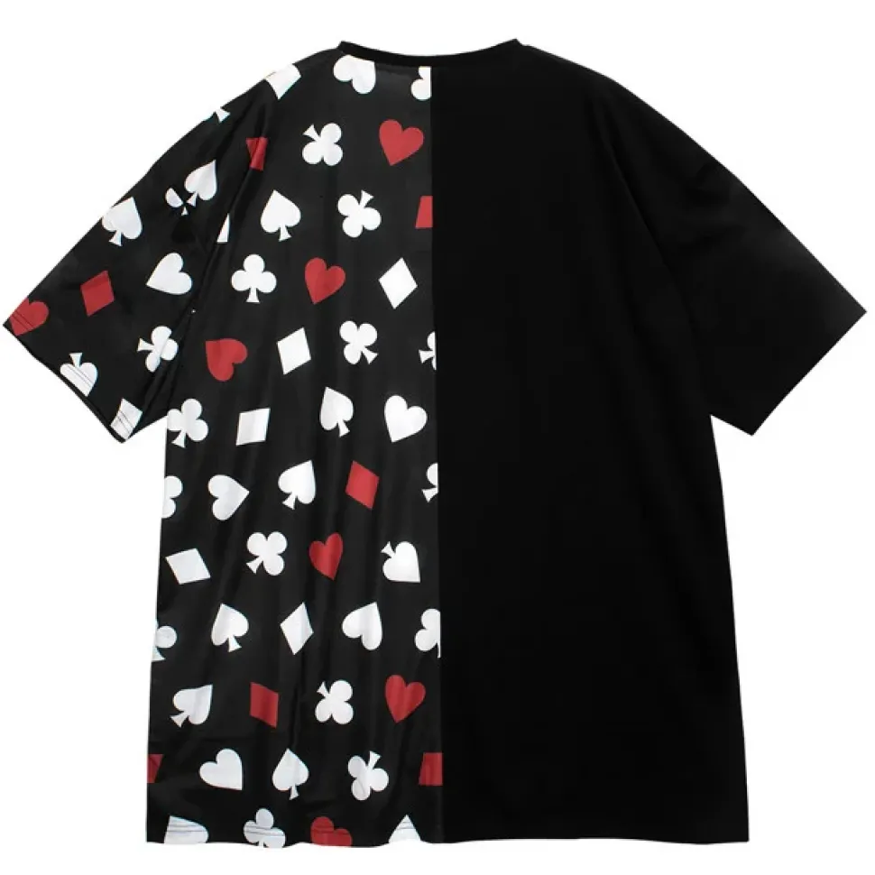 LISTEN FLAVOR Ace of Heart Playing Cards Switching Top