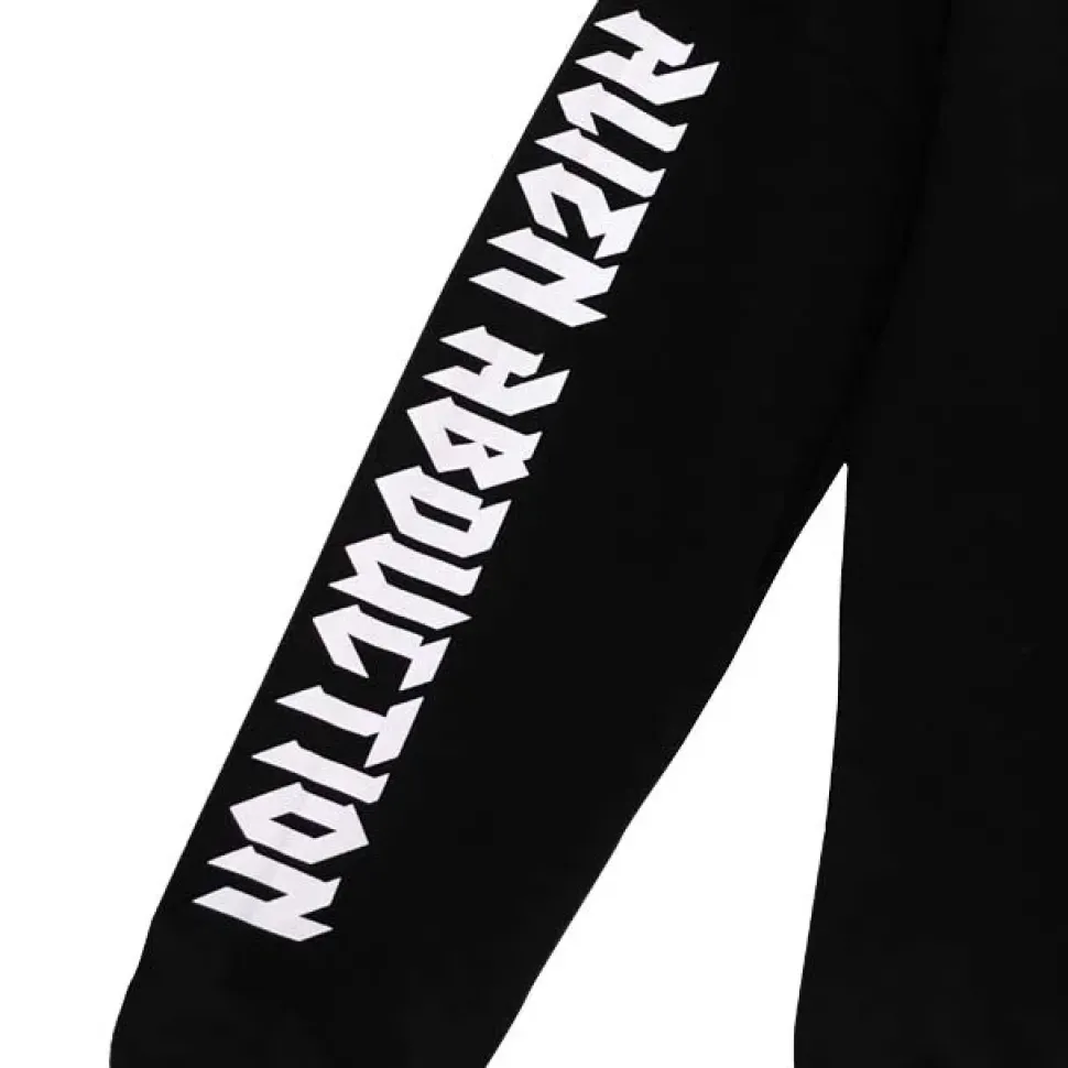 LISTEN FLAVOR Alien Abduction Zippered Shoulder Hoodie