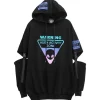 LISTEN FLAVOR Alien Separate Sleeve Belt Hoodie