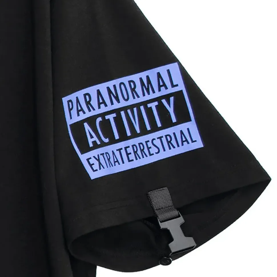 LISTEN FLAVOR Alien Separate Sleeve Belt Hoodie