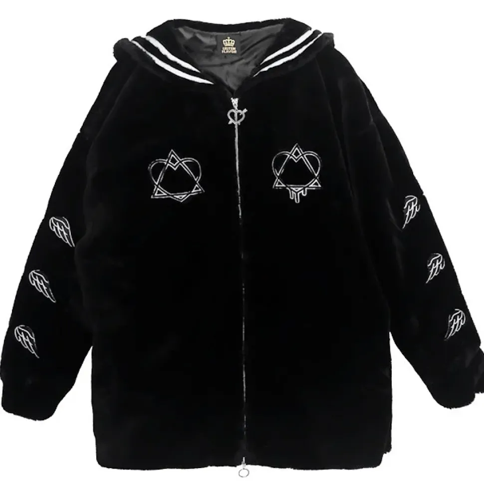 LISTEN FLAVOR Angel Sailor Boa Blouson