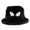 LISTEN FLAVOR Angel Wings Fur Bucket Hat