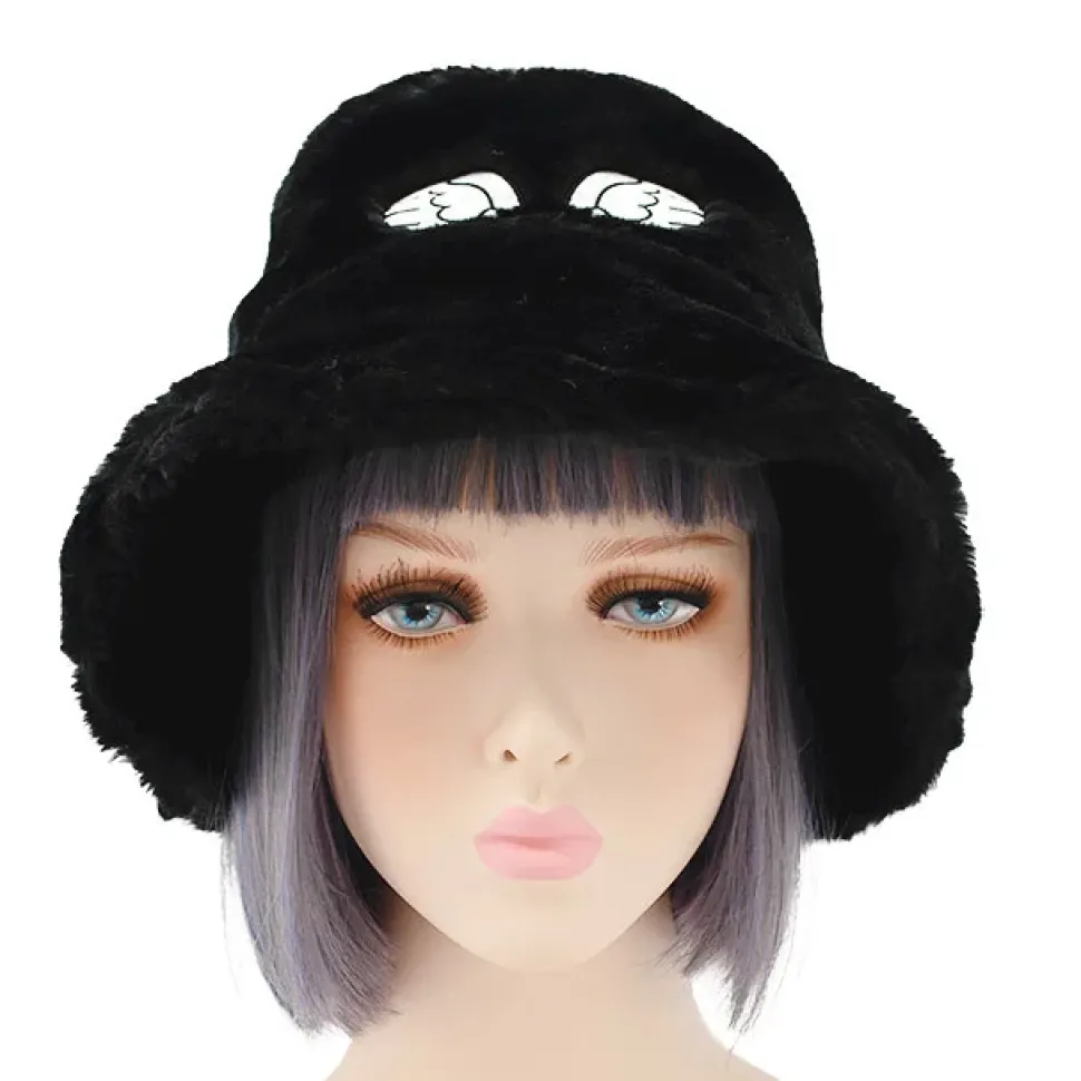 LISTEN FLAVOR Angel Wings Fur Bucket Hat