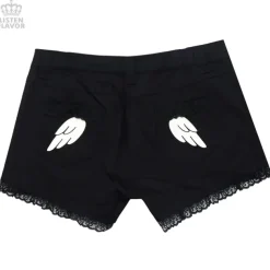 LISTEN FLAVOR Angelic Lace-up Ribbon Shorts