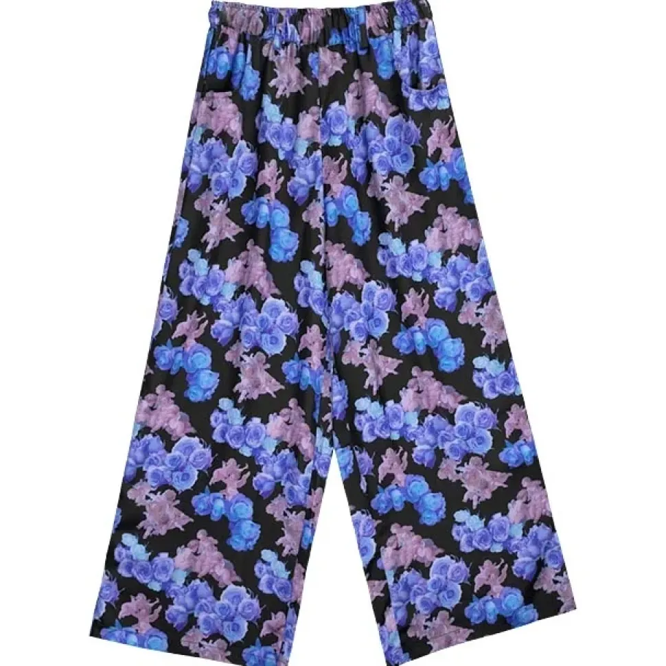 LISTEN FLAVOR Angel's Rose Garden Wide Pants