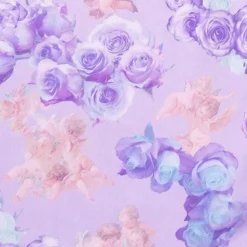 LISTEN FLAVOR Angel's Rose Garden Wide Pants