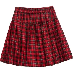 LISTEN FLAVOR Barbed Wire Chain Pleated Skirt